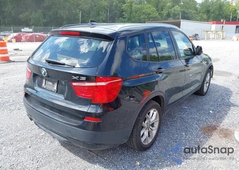 2013 BMW X3 xDrive35I from USA, damaged, VIN 5UXWX7C50DL980385